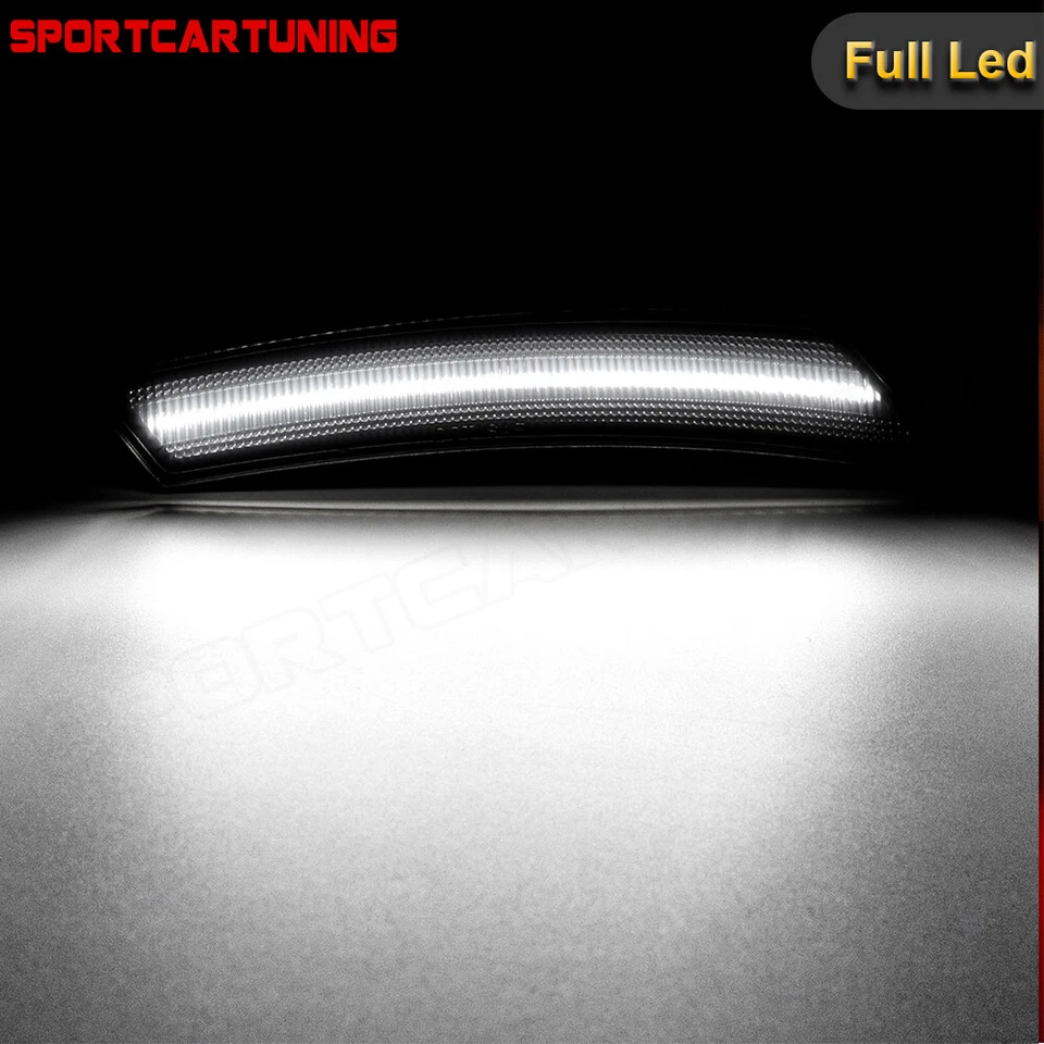 2PC White LED Smoked Front Reflector Light Replacement For 2022+ Nissan Frontier - Image 2 of 4
