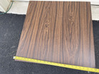 Table 24"X24"X17" Used Laminated w/ Chrome Legs Side/End Table Mid-Century Mod. — photo 8