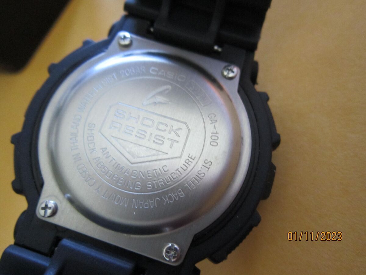 G-SHOCK W.R20 Bar Shock Resist Casio 200m water resistance G-SHOCK W.R20 Bar Shock Resist Casio 200m water resistance