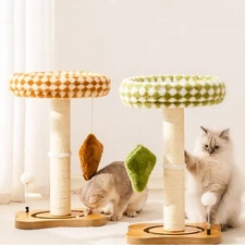 Mewoofun 2-Tier Cat Tree Cat Scratching Post with Bed Cat Tree Tower for Indoor