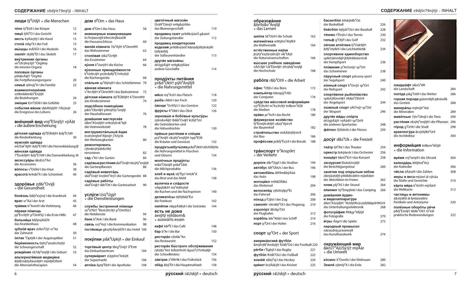 Thumbnail - Visuelles Wörterbuch Russisch Deutsch