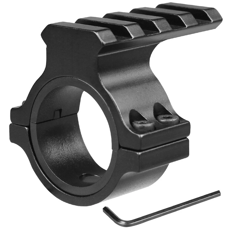 Anel de mira telescópica tática 25,4 mm/30 mm anel 20 mm trilho Picatinny - Imagem 3 de 4