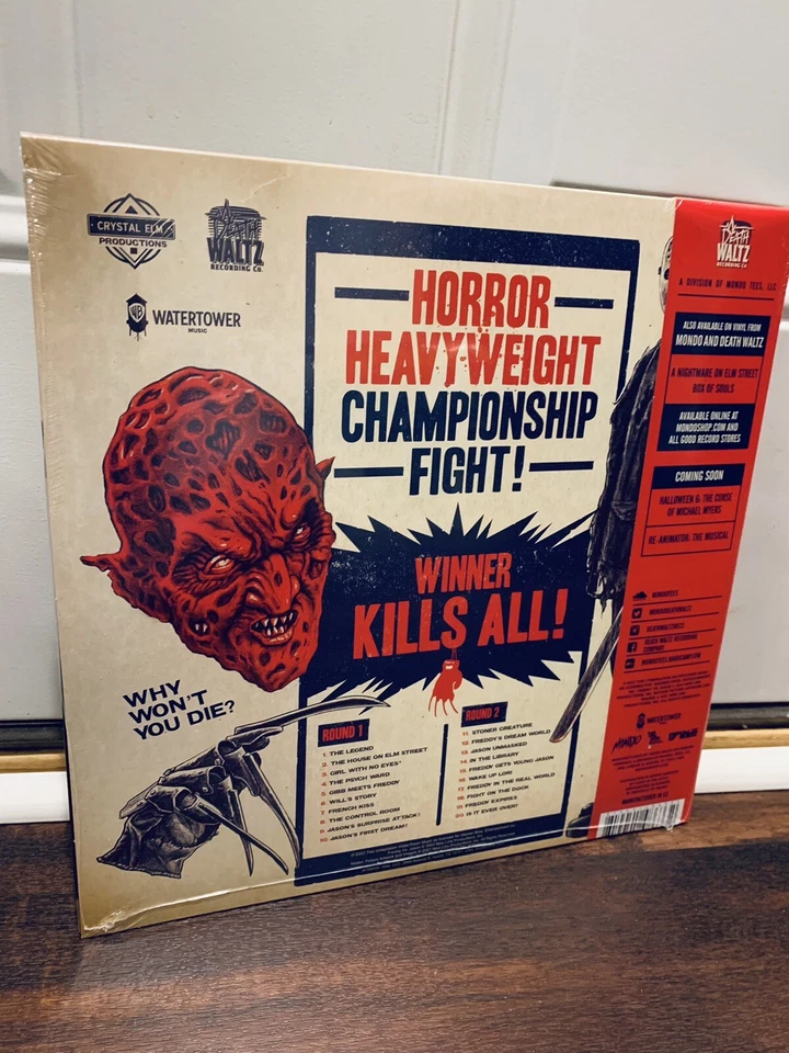 Freddy Vs Jason Original Film Soundtrack Vinyl LP Record by Graeme Revell Horror - Image 2 of 2