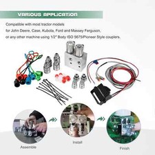 Hydraulic Multiplier Kit 2 Circuit Selector Valve And Switch Box Control