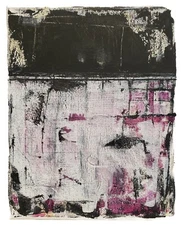 No.416 Original Abstract Modern Minimal Urban Textured Painting By K.A.Davis