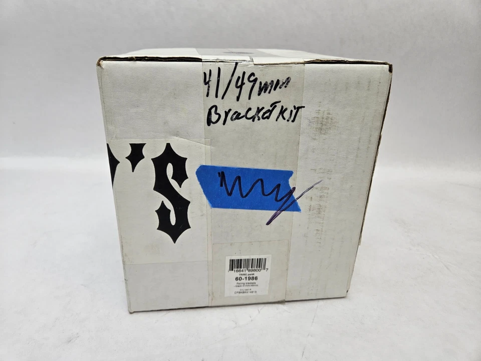 NEW Conelys Fairing Brackets 41/49mm Black CFBKBK414913 for Harley Dyna - Image 4 of 4