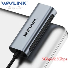 2.5G/5Gbps USB C to Ethernet Adapter 5000Mbps USB-C to RJ45 Network Converter