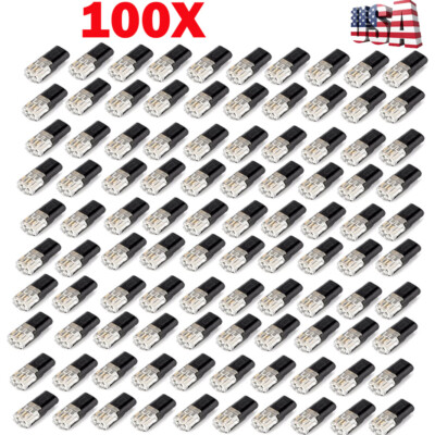 100x Double-Wire Cable Plug-in Snap Connector Connections Clamp Locking Buckles