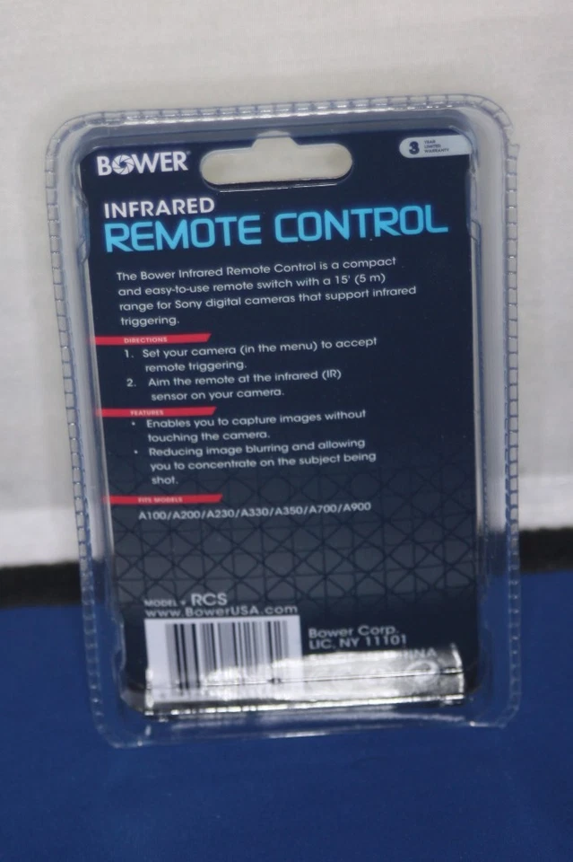 Bower RCS Infrared Remote Control fits Sony Digital Cameras USA - Image 2 of 2