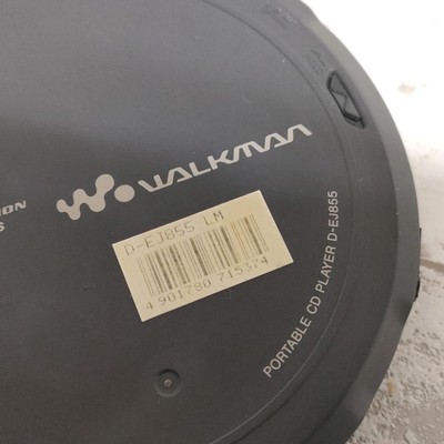 SONY ソニー CD WALKMAN ウォークマン D-EJ855 ブルー Sony Cd Walkman D-Ej855 Blue Portable Cd Player Shockproof