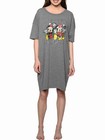 Women's Disney Christmas Mickey & Minnie Mouse Sleep Shirt Pajama Dorm Shirt