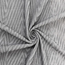 White-Gray-Black Famous Maker Zebra Yoga Activewear Stretch Fabric