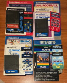 1979 INTELLEVISION CONSOLE MODEL 2609 plus 25 Games and Intellivoice