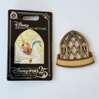 Disney Hercules Pegasus Artist Collection Magnet Pin Go The Distance Window LE