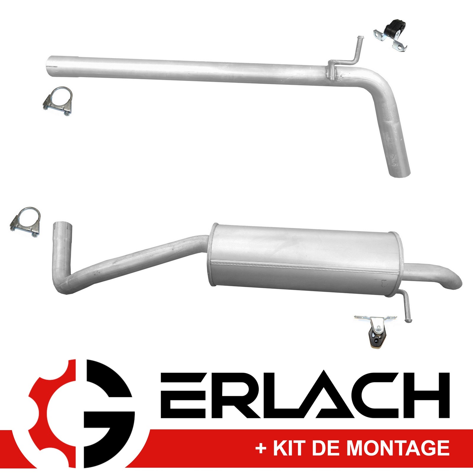 Silencieux d'échappement pour Skoda Fabia Combi 1.4 TDI 9521