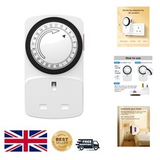 Safe and Efficient 24-Hour Timer Plug Socket – Perfect for Daily Automation