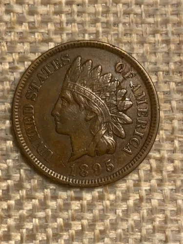 1895 Indian Head Cent: Nice High-Grade Album Coin, XF