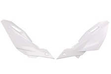 Couvertures latérales, couleur blanche (set) pour HUSQVARNA TC, TE 250-510