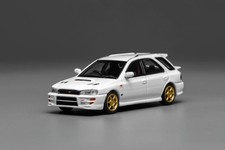 1:64 Impreza WRX STI Wagon White Diecast Open Hatch Collectible