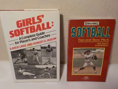 Two SOFTBALL Books. Complete Guide for Players & Coaches. Fast & Slow Pitch.