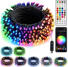 33FT 100 LED Color Changing Christmas Halloween Lights