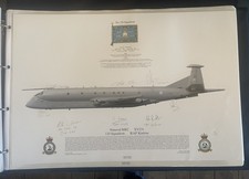 Nimrod mr2 xv231- Squadron Print  9 of 17 - signed! -  RARE 