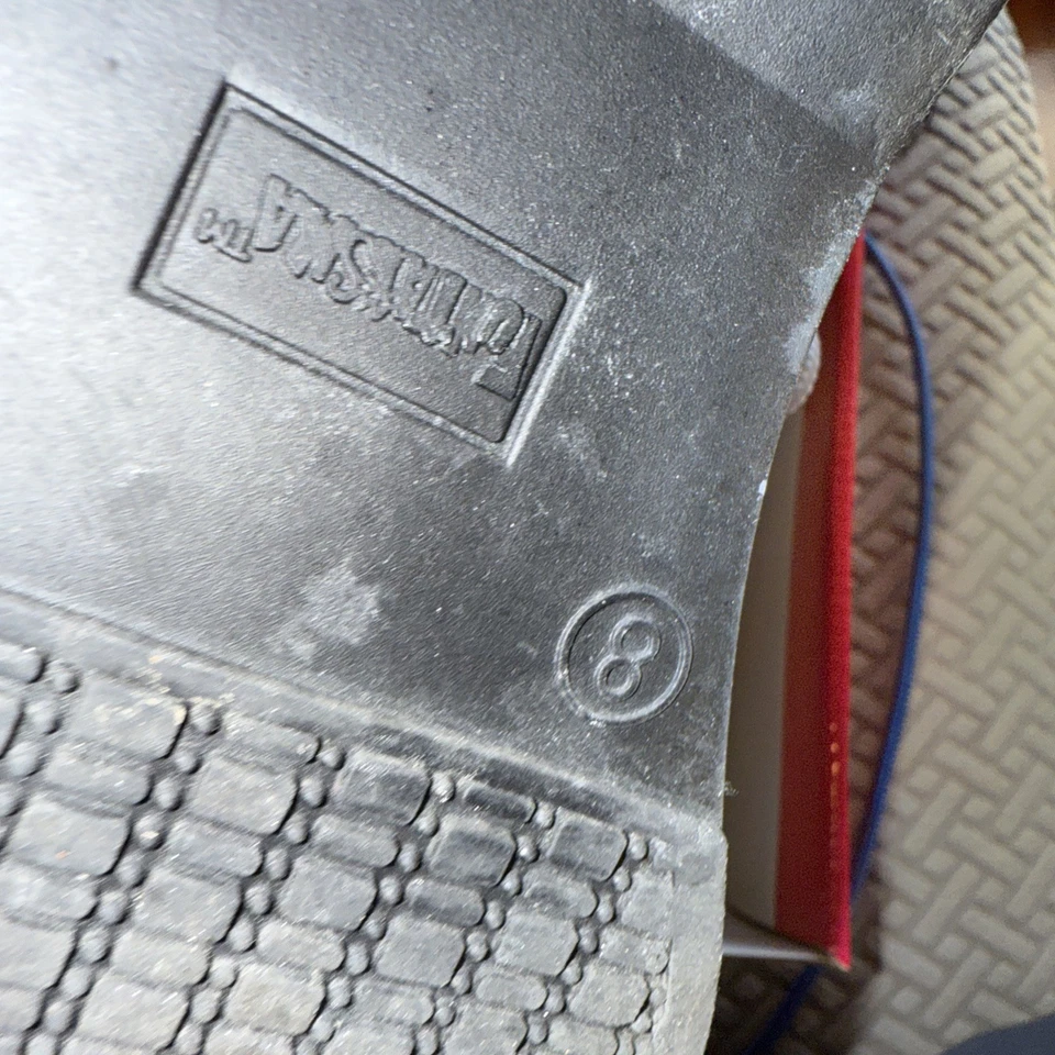 Zapatos de silla plana para mujer Funtasma Saddle-50 blanco y negro talla 9/10 con cordones Foto 4 de 4