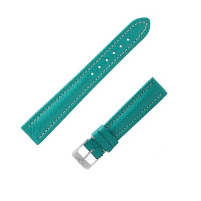 Breitling Green Turquoise Aqua 16 -14 mm Mens Leather Watch Band X907