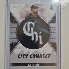 Topps 2023 Baseball José Abreu Chicago White Sox City Connect Patch Card #CC-JAB