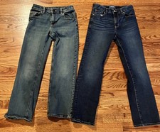 Lot Of 2 Boys Jeans Size 12 Gap Kids 1969 Original Straight