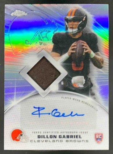 2025 Topps Chrome Dillon Gabriel Rookie Patch Autographs (RAW)