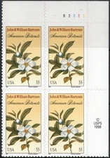 US Scott #3314 Plate Block of 4, "American Botanists", MNH
