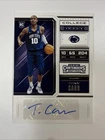 2018 Panini Contenders Tony Carr RC #92 Auto Rookie Penn State Nittany Lions