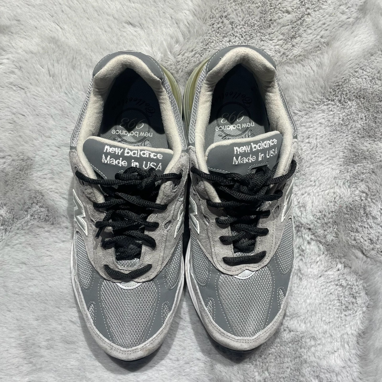New Balance 993 Made in USA Grey Running Shoes Size 9