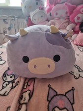 Squishmallow Stackables Bubba The Purple Cow Plush Plushie
