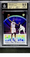 BGS 9.5 2003 Topps Pristine Refractor 34 Shaquille O’Neal Refractor /149