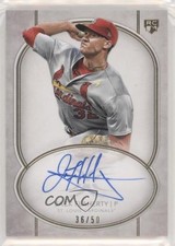 2018 Topps Definitive Collection Rookie 36/50 Jack Flaherty #DRA-JF Auto 6fs