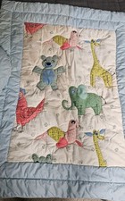 Baby Quilt with Pillow Animals 33"x40"