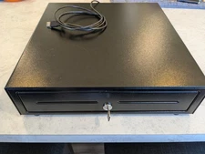 Clover Cash Register Drawer D100M Black w/ Keys