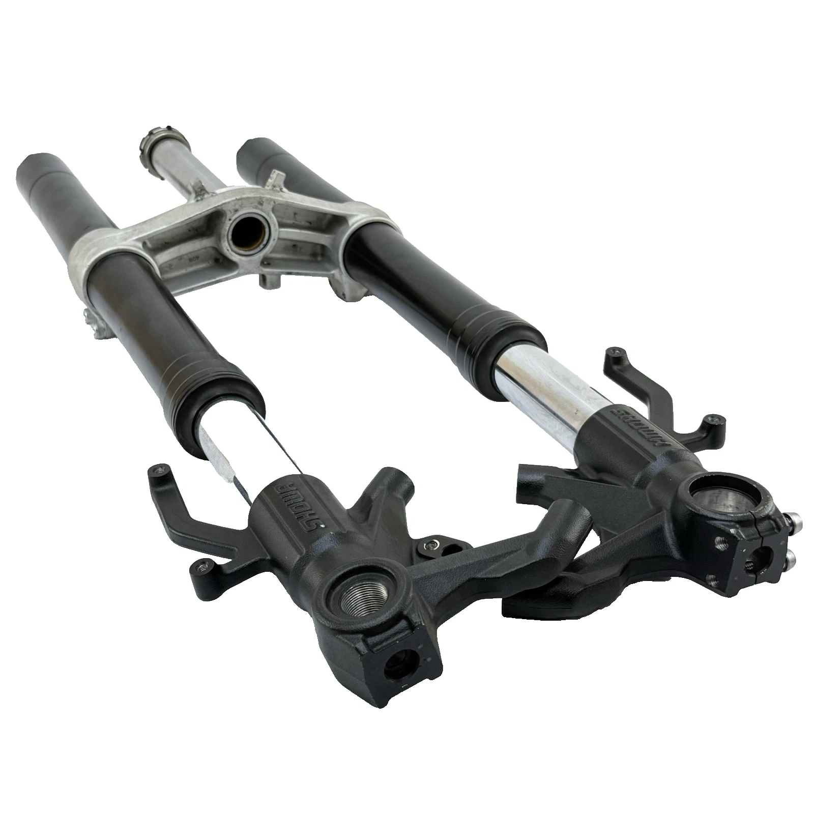 2024 2025 KAWASAKI NINJA ZX-6R FRONT FORKS LEFT RIGHT SUSPENSION FORK SET BLACK