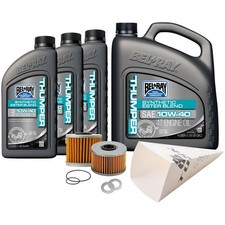 Tusk 986-0499d9de-540776 4Strk Oil Change Kit Eng&DCT Oil w/DCT FLTR Bel-Ray