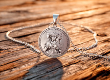 Hecate Goddess Pendant in 925 Sterling Silver - Triple Goddess Jewelry - Greek
