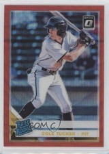 2019 Panini Donruss Optic Rated Rookies Red Wave Prizm Cole Tucker #87 0p0