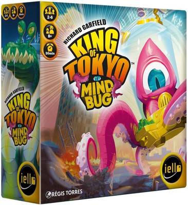 King of Tokyo: Mindbug Expansion, Strategy Board Game, Take Control of Yo