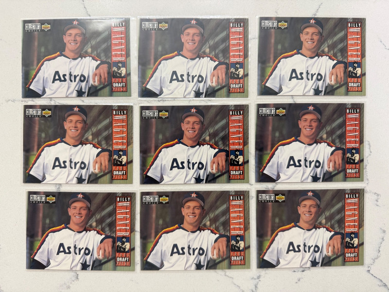 1994 Upper Deck Collectors Choice Baseball Billy Wagner  9 Card Lot Rookie