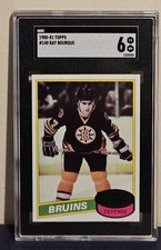 Ray Bourque 1980 Topps RC Rookie Card 140 SGC 6 EX NM. rookie card picture