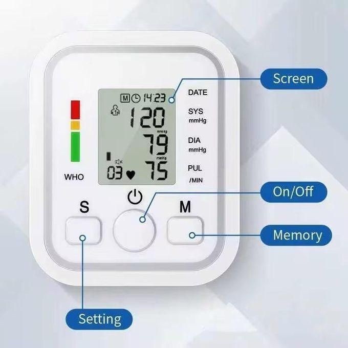 Automatic Digital Blood Pressure Monitor Upper Arm LCD BP Machine Heart Rate uk