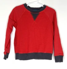 Joules Sweatshirts 3-4 yrs 104 cm Top Shirt Tomato Red Gray Sweatshirt