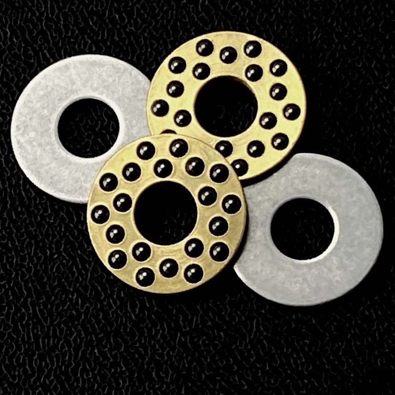 2PCS ZT Tool Bearing Φ 12.8mm / φ 5.1mm / Brass 1mm / Ceramic Ball 1.2mm - Image 2 of 4