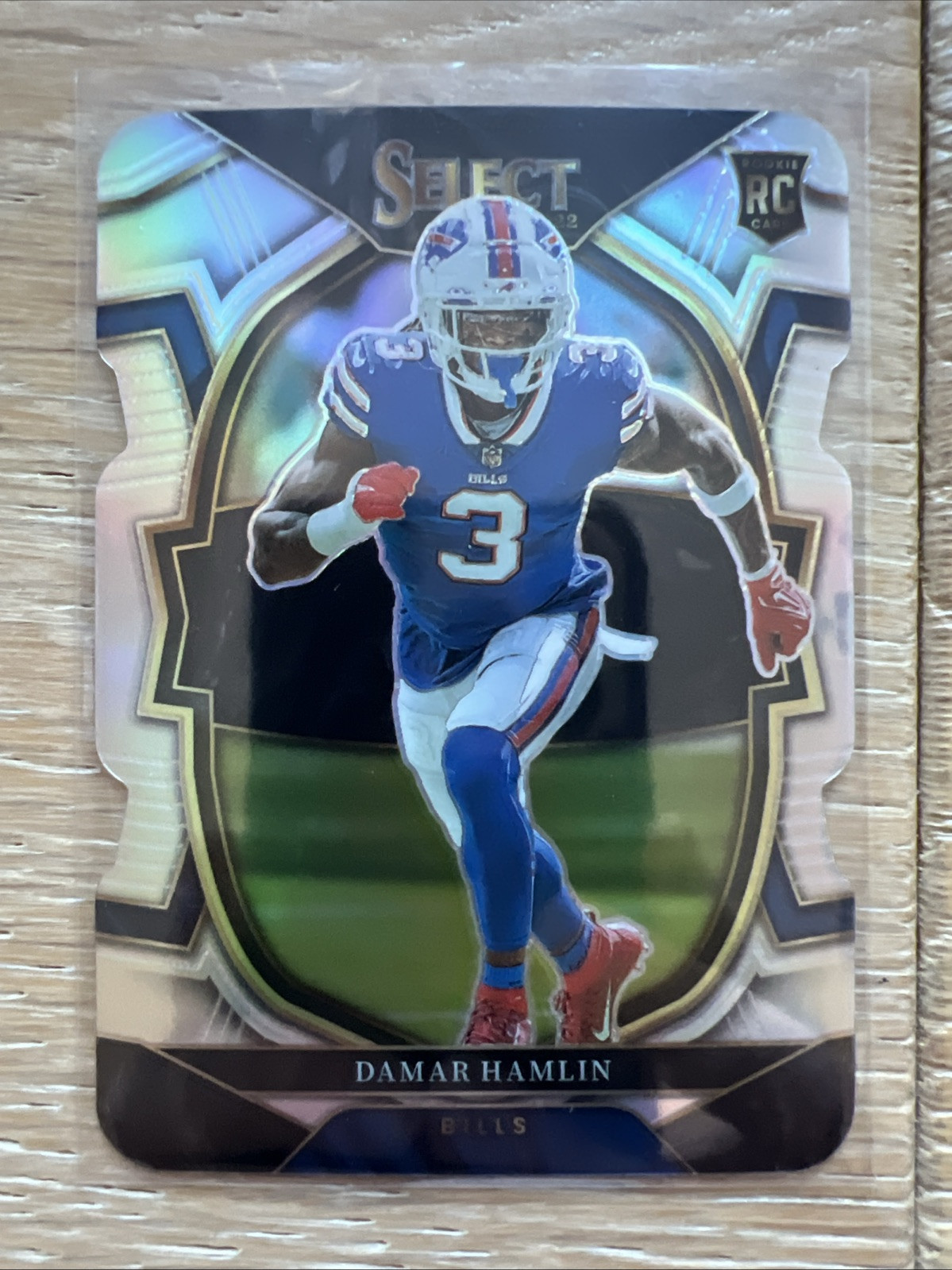 2022 Select Damar Hamlin Concoruse Silver Prizm Die Cut Rookie RC #100 Bills